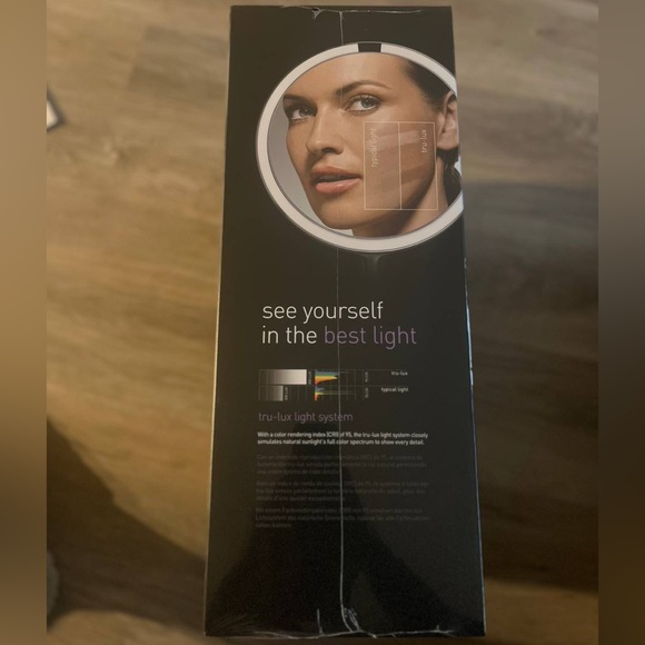 Simple Human 1x, 5x, 10x Sensor Mirror Max Trio 10” Brushed Finish - Picture 5 of 5